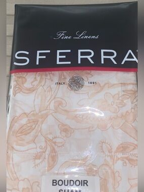 Sferra Florissa Egyptian Cotton Boudoir Sham Petal